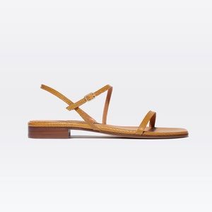 Emme Parsons, hope sandal size 38 color wheat, lizard, print